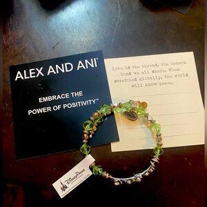 NWT Alex and Ani Disney Parks “wishes” beaded wrap bracelet